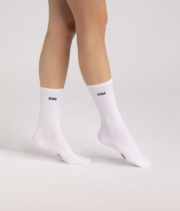 DIM Set van 3 Original sportkousen voor dames in zwart, wit en grijs