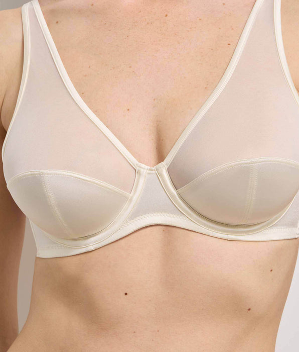 DIM Ivoorkleurige beugelbeha Dim x Ines de la Fressange