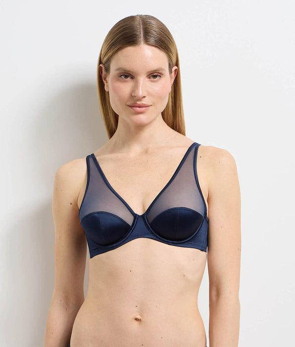 DIM Donkerblauwe beugelbeha Dim x Ines de la Fressange