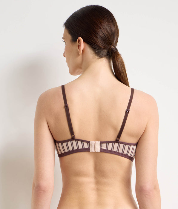 DIM Soutien-gorge sans armatures brun rose Dim x Ines de la Fressange