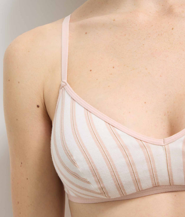DIM Soutien-gorge sans armatures crème rose Dim x Ines de la Fressange