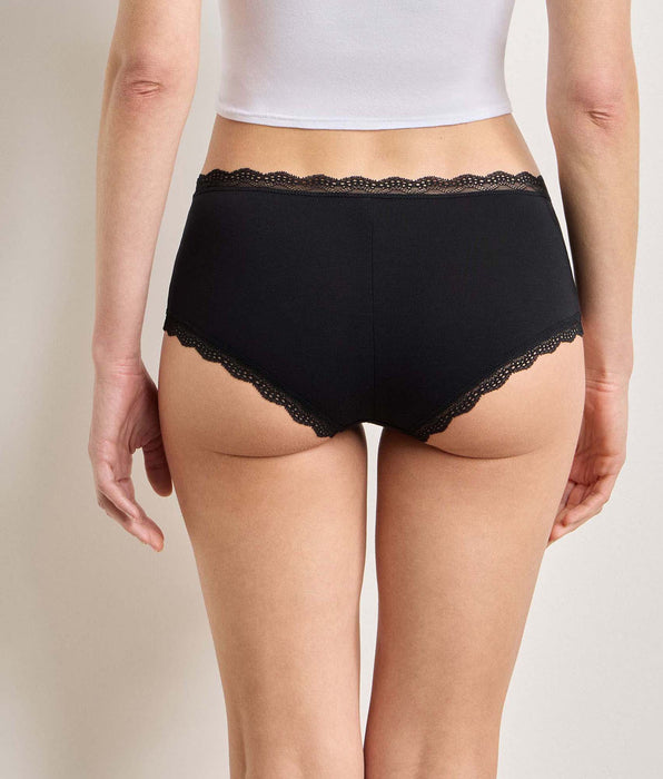 DIM Set van 2 zwarte Daily Coton Dentelle-shorty's

