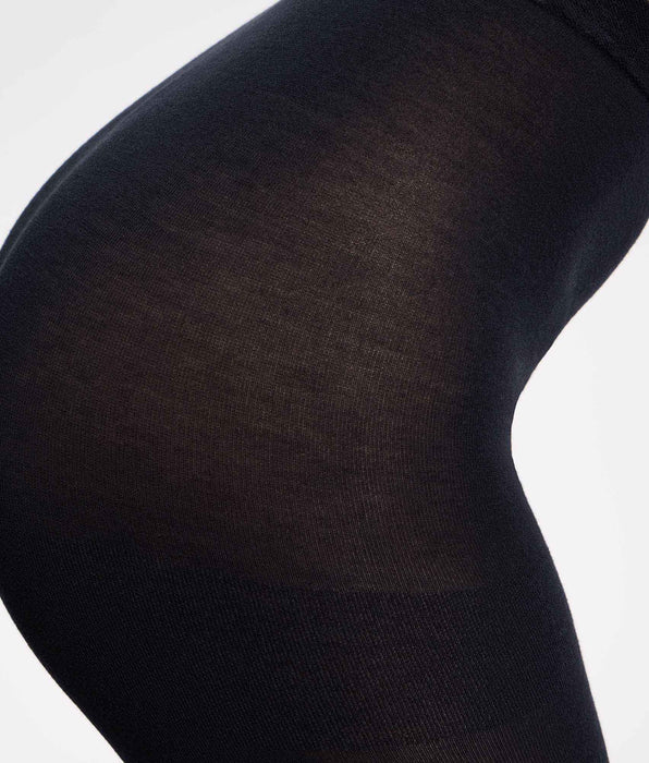 DIM Collant chaud effet laine noir 115D Thermo