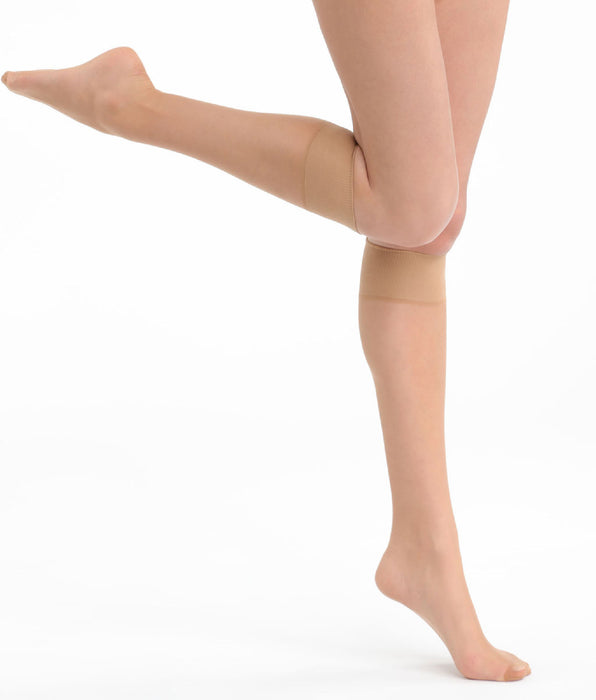 DIM Set van 2 Mes Essentiels 15D amberkleurige voile kousen