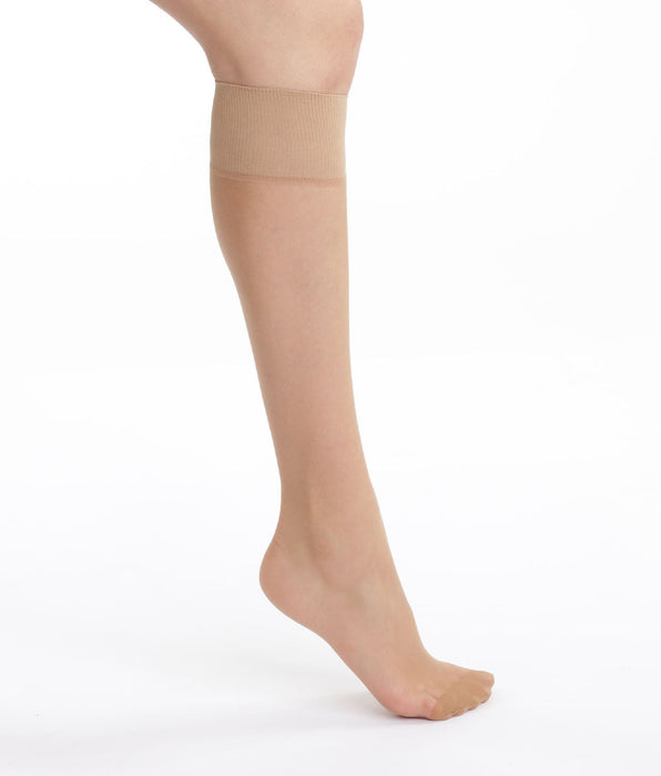 DIM Set van 2 Mes Essentiels 15D amberkleurige voile kousen