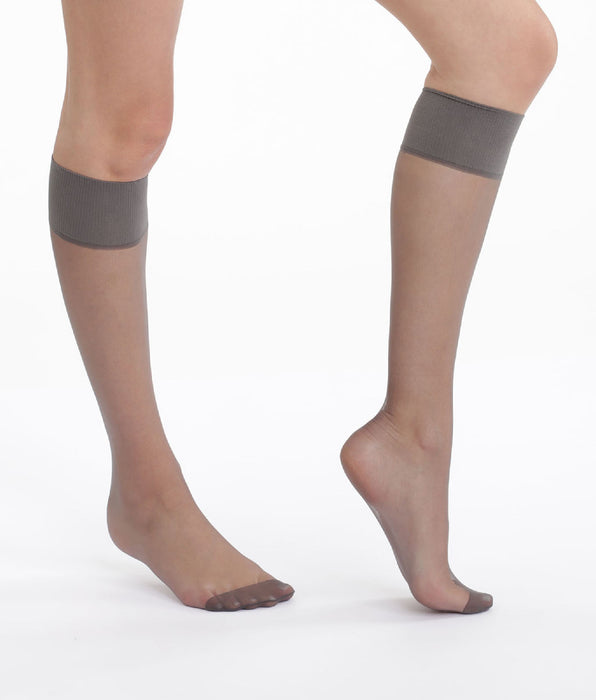 DIM Set van 2 Mes Essentiels 15D Pepper Sail Kousen