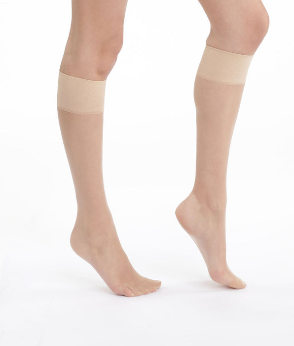 DIM Lot de 2 mi-bas voile capri Mes Essentiels 15D