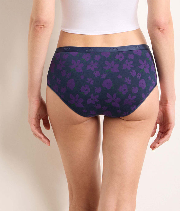 DIM Lot de 3 shortys floral chic Les Pockets Coton