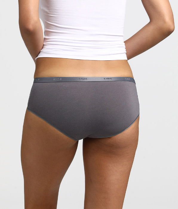 DIM Set van 3 taupe, roze en grijze boxershorts Les Pockets EcoDIM