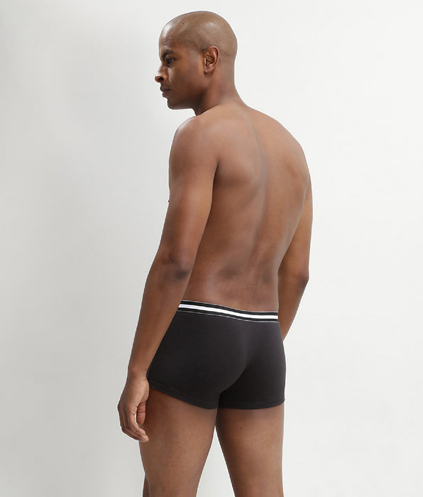 DIM Lot de 2 boxers noirs EcoDIM en coton stretch