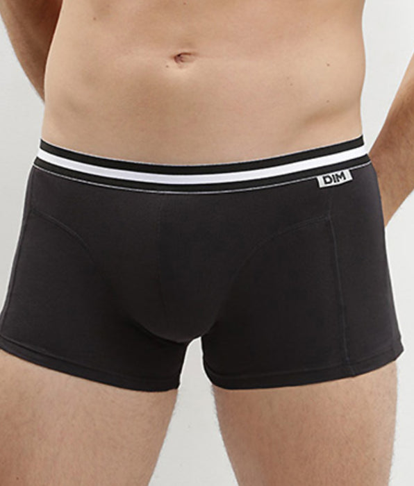 DIM Set van 4 zwarte ECODIM katoenen boxershorts