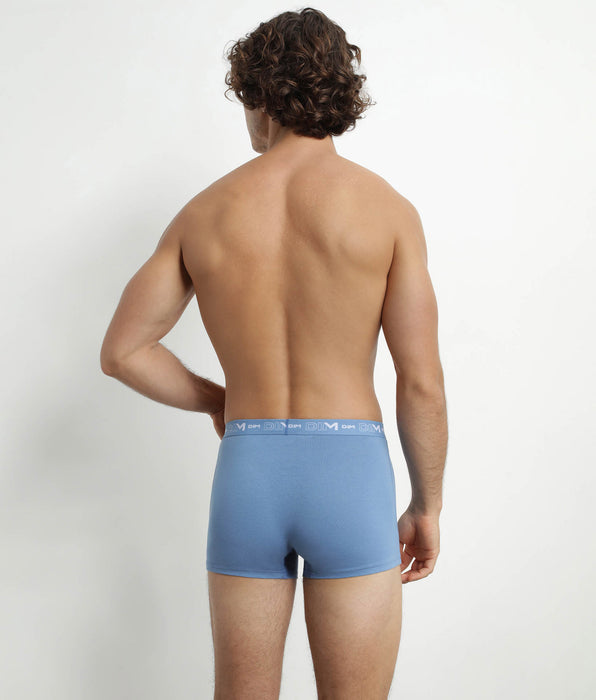 DIM Set van 3 Heren Blauw Riviera Denim Zwart DIM Cotton Stretch Boxershorts
