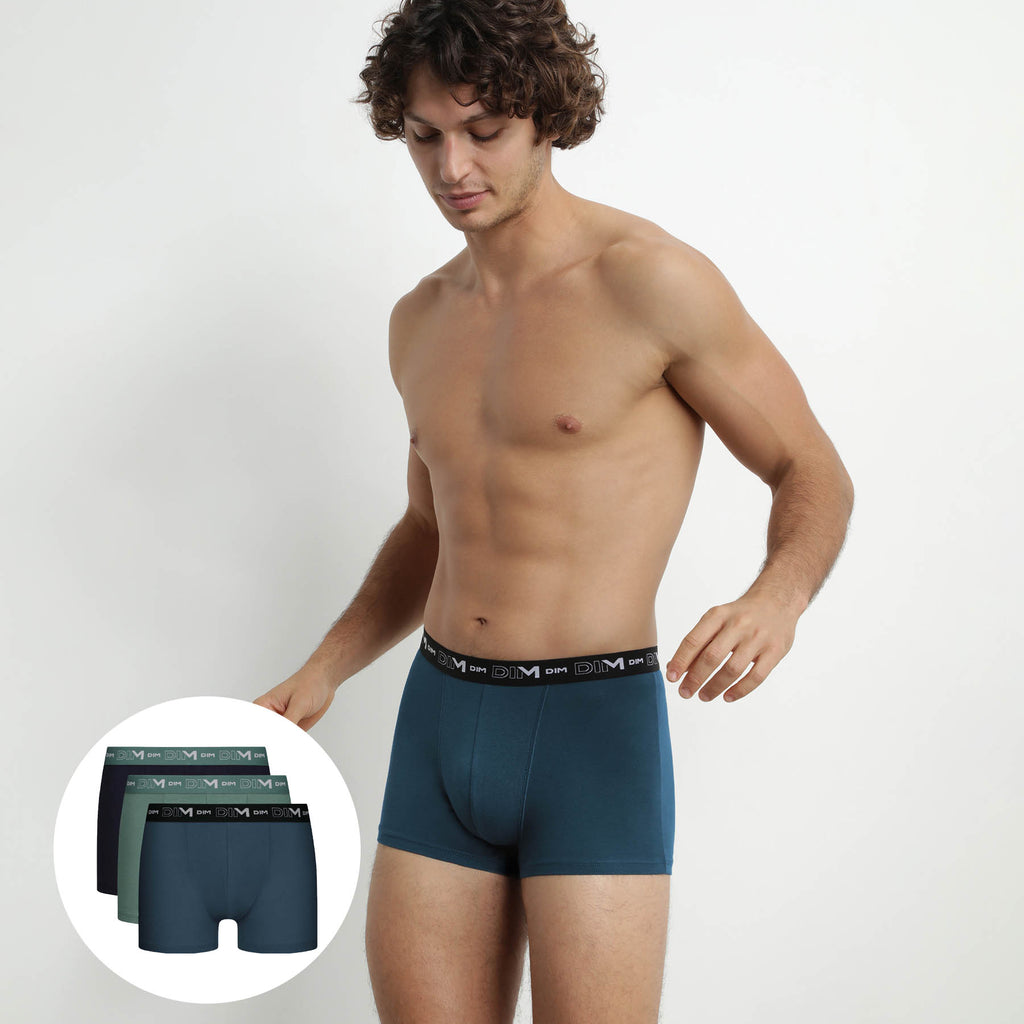 Slips Dim Classic Colors - Lot De 4 Coton Stretch Homme