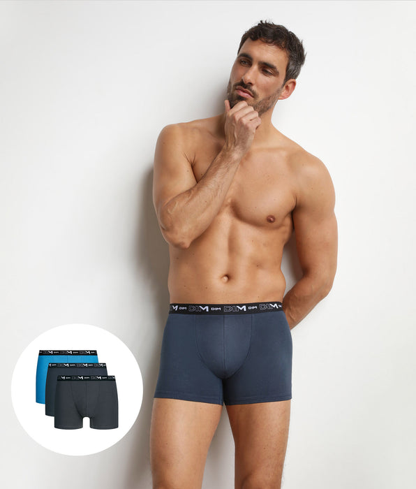 DIM Dim Heren Atlantische Katoenen Stretch Boxerset van 3