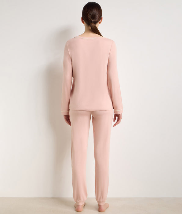 DIM Poederroze joggingbroek Soft Blush