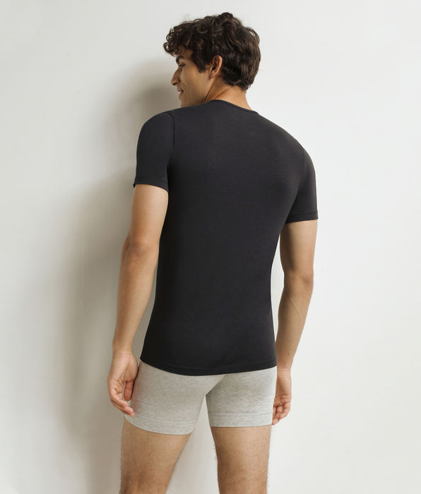 DIM Heren-T-shirt met korte mouwen Zwart Dim Thermal