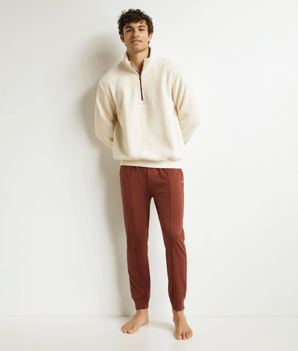 DIM Ensemble pyjama pantalon homme Bordeaux Dim