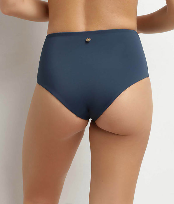 DIM Bas de maillot de bain taille haute Bleu Dim Swimwear Silhouette