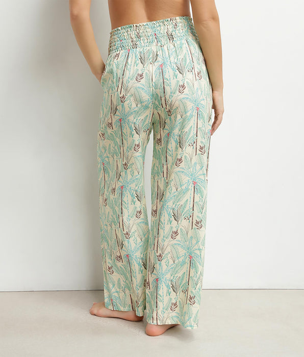 DIM Dim strandbroek met palmboommotief voor dames