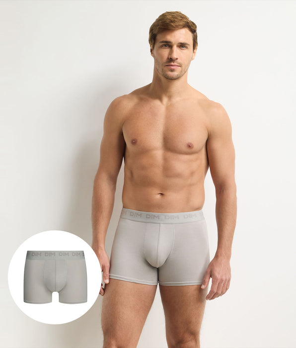 DIM Boxer homme gris clair Ultra Stretch