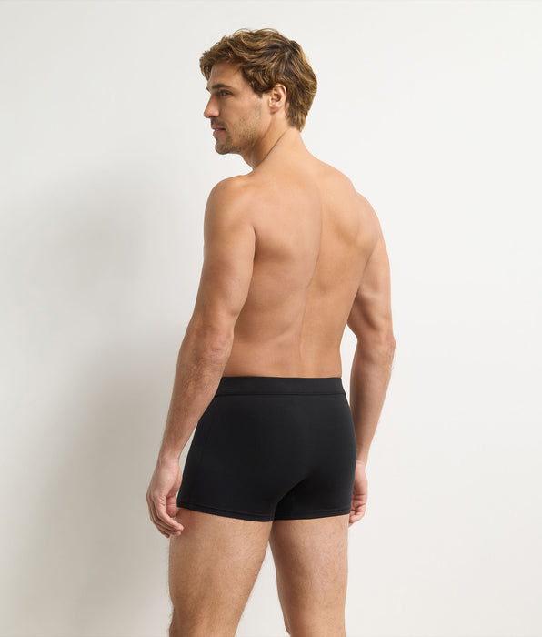 DIM Boxer homme noir Gentleman