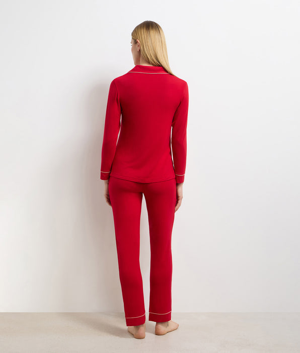 DIM Chemise manches longues Rouge